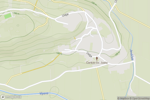 static Mapbox map