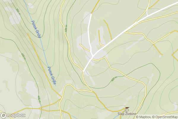 static Mapbox map