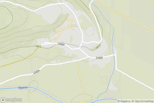 static Mapbox map