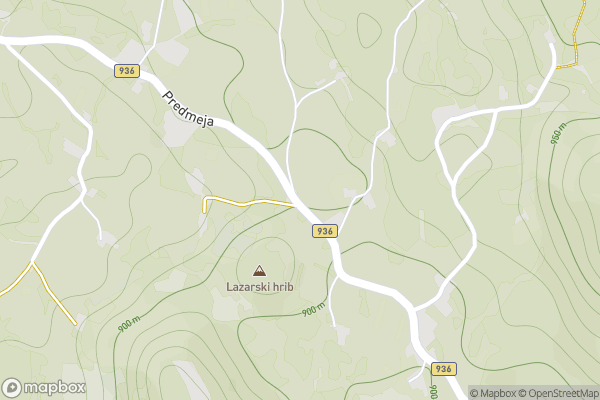 static Mapbox map