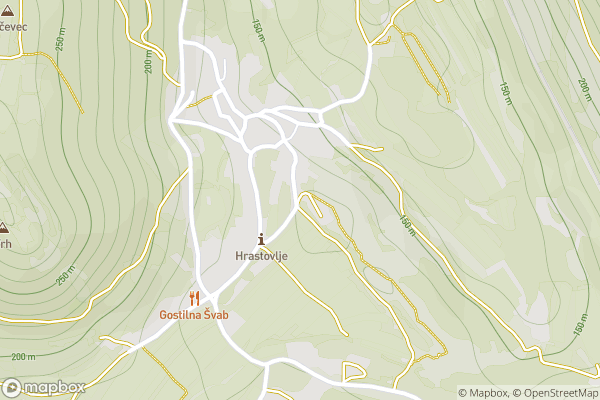 static Mapbox map