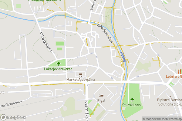 static Mapbox map