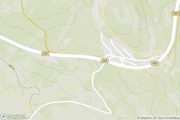 static Mapbox map