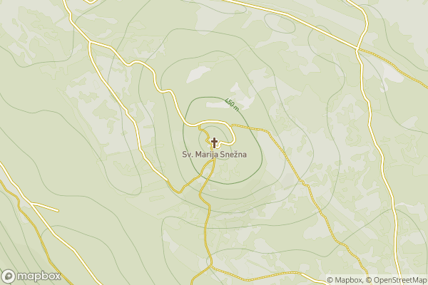 static Mapbox map