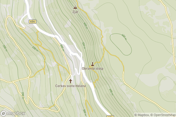 static Mapbox map