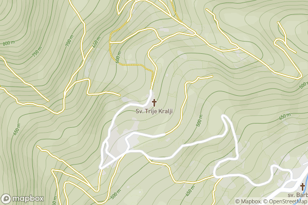 static Mapbox map