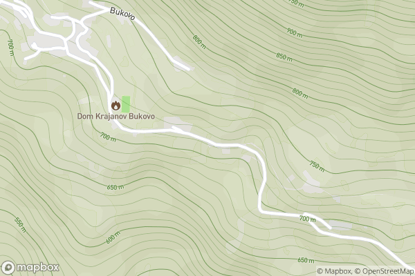 static Mapbox map