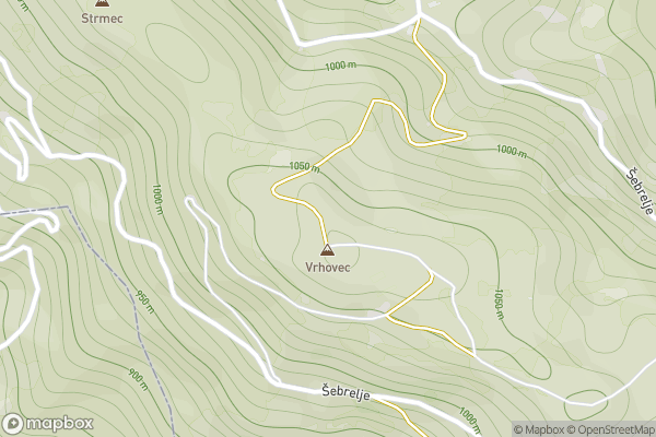 static Mapbox map