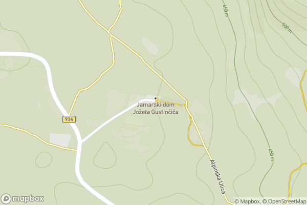 static Mapbox map