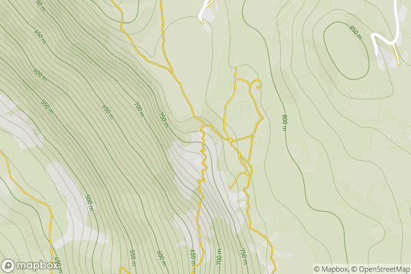 static Mapbox map