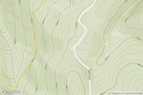 static Mapbox map