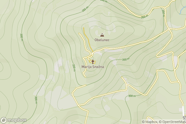 static Mapbox map