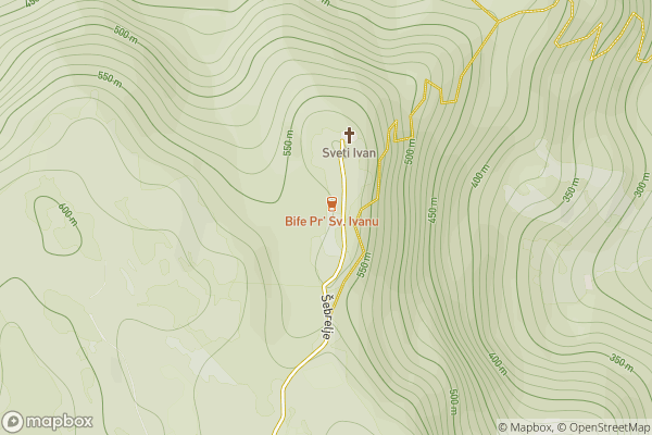 static Mapbox map
