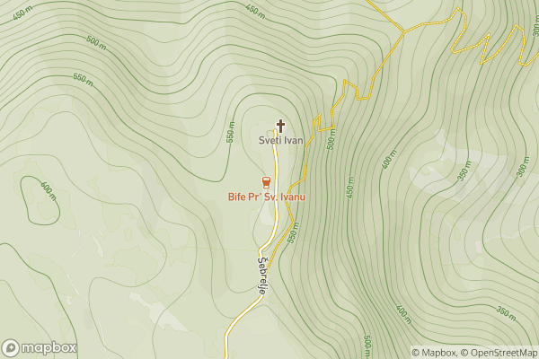 static Mapbox map