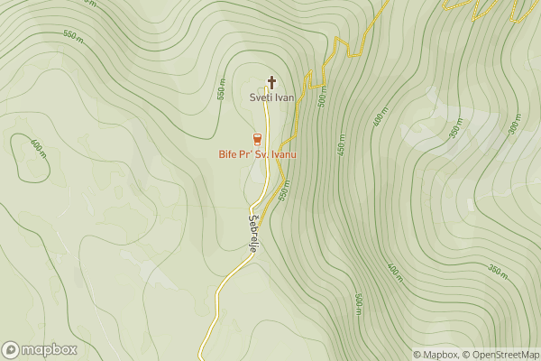 static Mapbox map