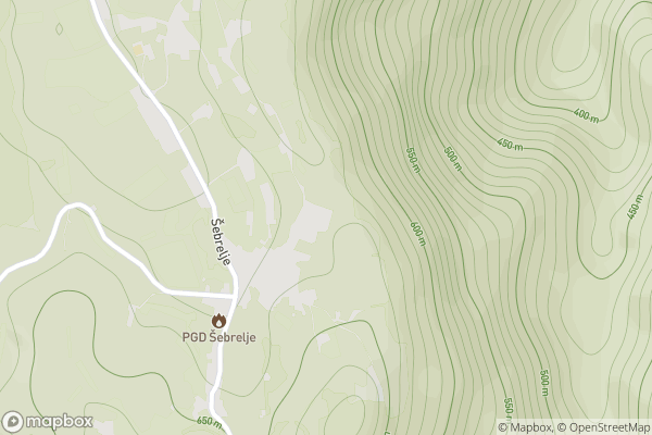 static Mapbox map
