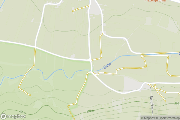 static Mapbox map
