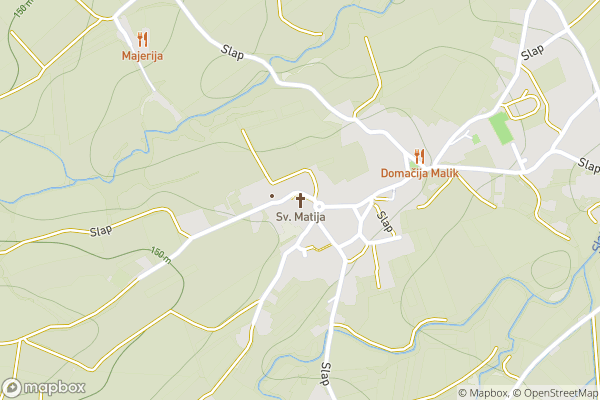 static Mapbox map
