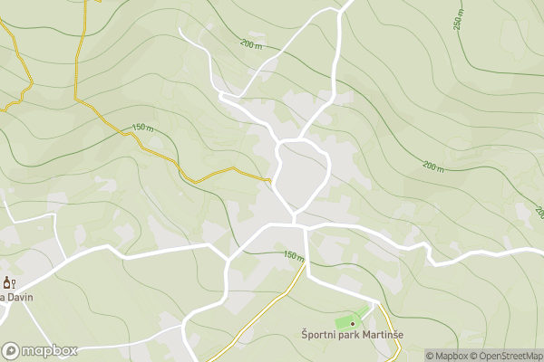 static Mapbox map