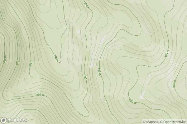 static Mapbox map