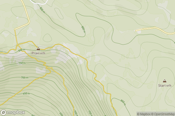 static Mapbox map