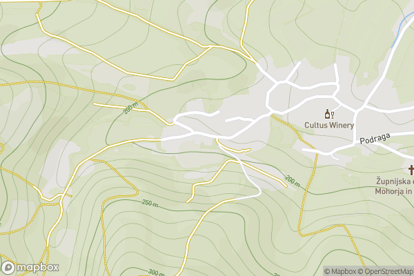 static Mapbox map