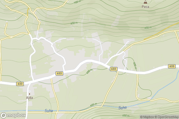 static Mapbox map