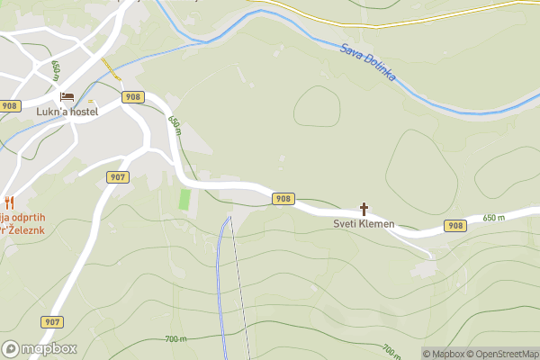 static Mapbox map