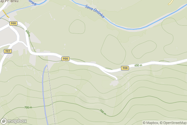 static Mapbox map