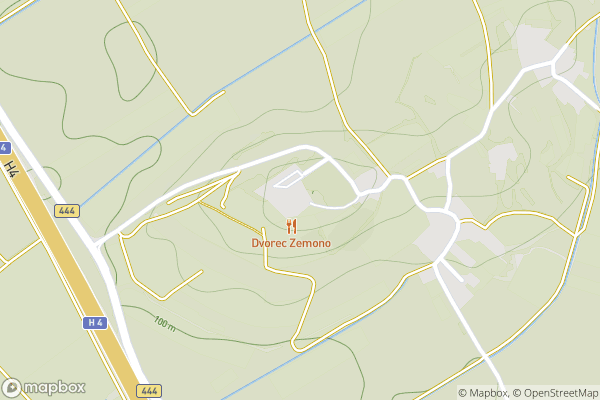 static Mapbox map