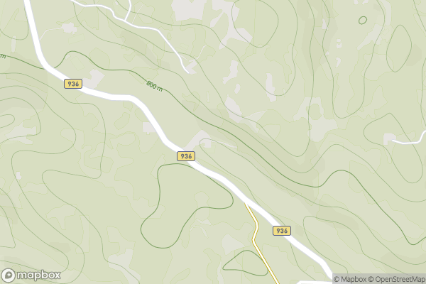 static Mapbox map
