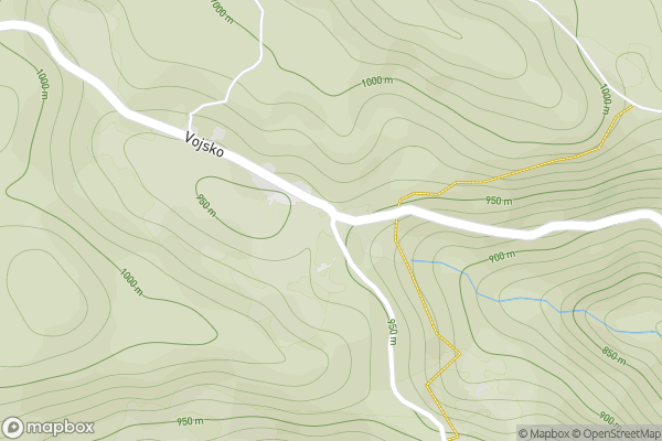 static Mapbox map