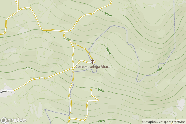 static Mapbox map