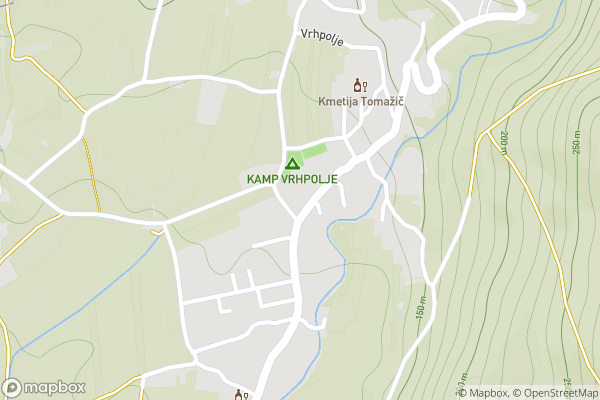 static Mapbox map
