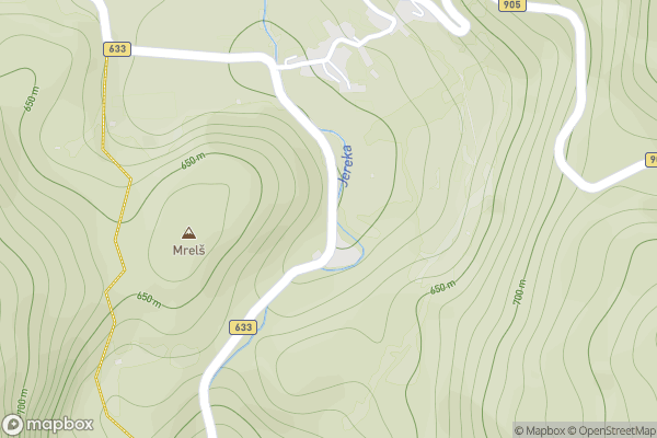 static Mapbox map