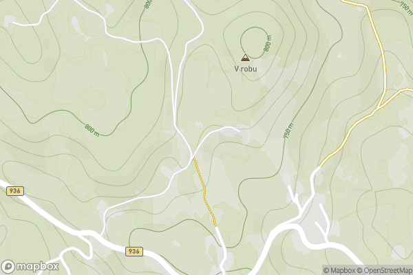 static Mapbox map