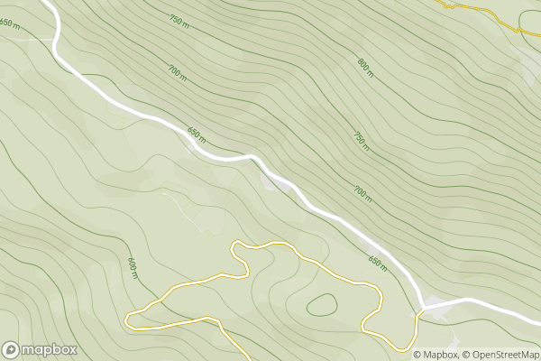static Mapbox map