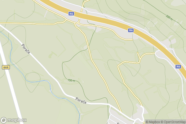 static Mapbox map