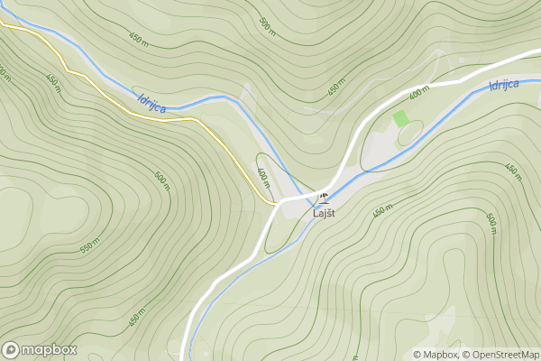 static Mapbox map
