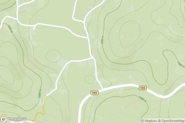 static Mapbox map