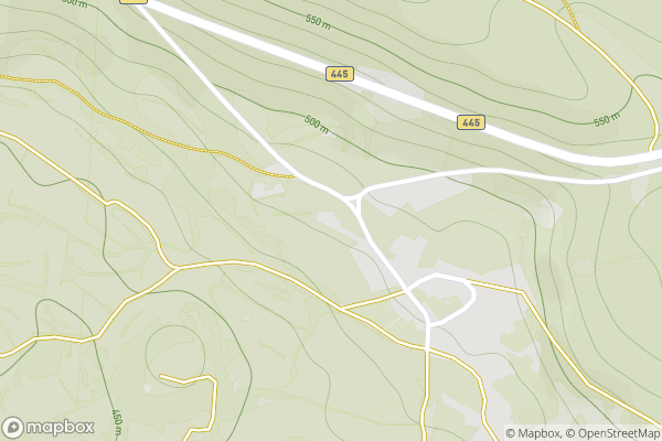 static Mapbox map