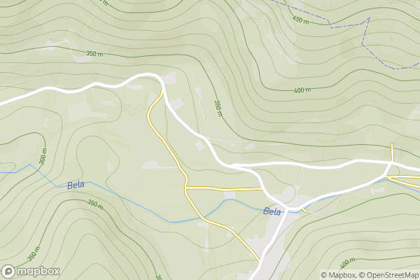 static Mapbox map