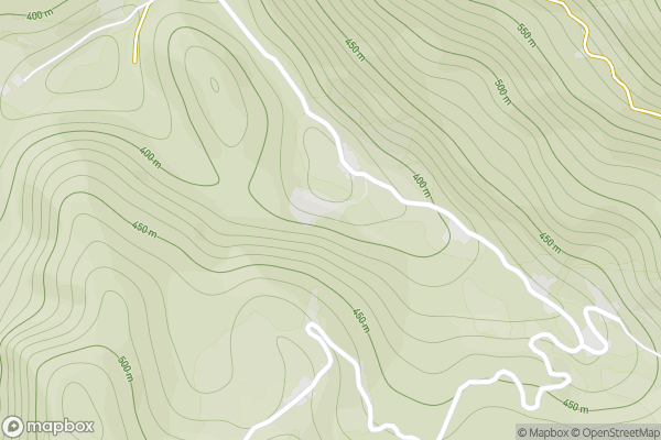 static Mapbox map