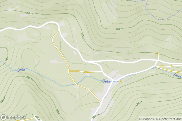 static Mapbox map