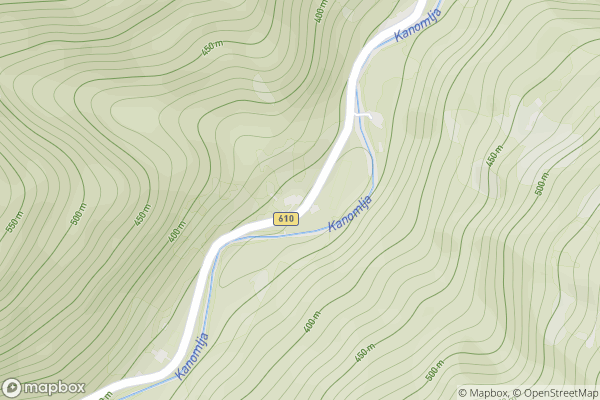 static Mapbox map