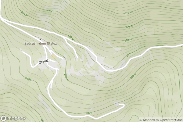 static Mapbox map