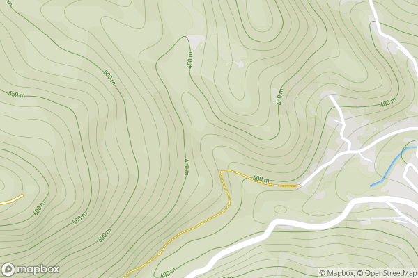 static Mapbox map