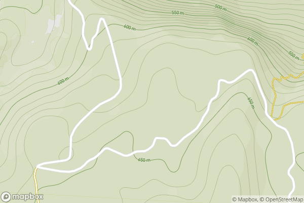 static Mapbox map