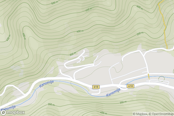 static Mapbox map