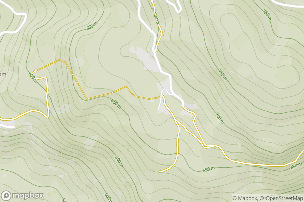 static Mapbox map